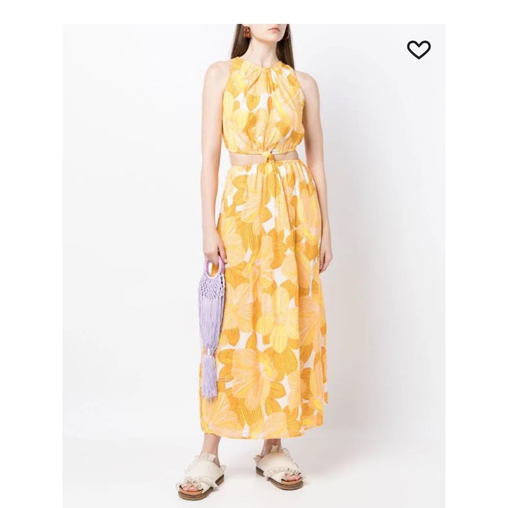 Faithfull the Brand Zeta cut-out detail dress